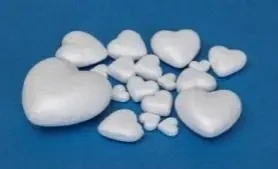 Styropianowe serca 20szt - Brewis