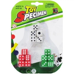 Kostka do gry 15 sztuk 3 kolory - Trifox