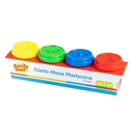 Ciasto-masa 4 słoiczki 56g - Smily Play