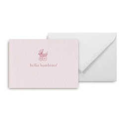 Mini kartka hello bambino pink - Grupa Kreatywna