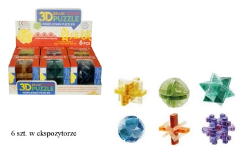 Gra kostka zręcznościowa puzzle 3D - SWEDE