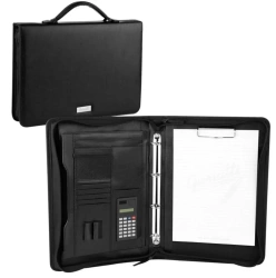 Teczka konferencyjna A4 z rączką Guriatti czarna - Easy Stationery