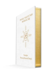 Panie, naucz nas modlić się. Modlitewnik pierwszokomunijny, biały (złocone brzegi) - praca zbiorowa