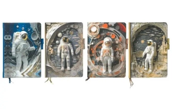 Notes A5 80K z gumką linia Kosmos mix - Fandy