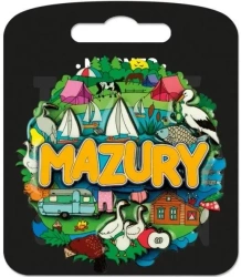 Magnes I love Poland Mazury ILP-MAG-C-MAZ-07 - Pan Dragon