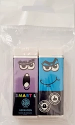 Gumka do ścierania Pen Smart L Astra blister 2 sztuki mix - ASTRA art-pap