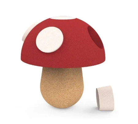 Ekologiczne klocki korkowe - Układanka Grzybek