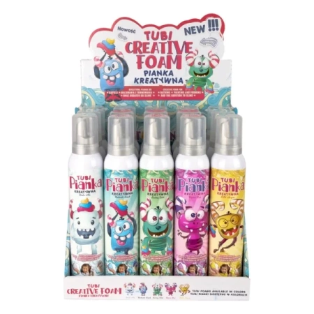 Tubi Pianki mix 200 ml Display 15 sztuk - TUBAN