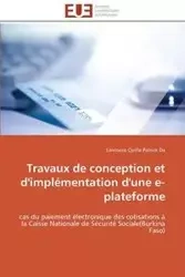 Travaux de conception et d'implémentation d'une e-plateforme - DA-S