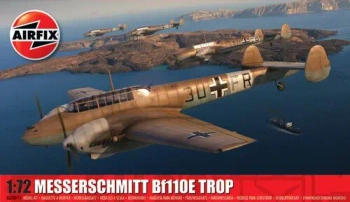 Model plastikowy Messerschmitt Bf 110E/E-2 Trop 1/72 - Airfix