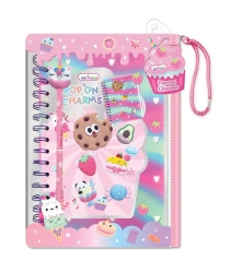 Notatnik na spirali z charmsami Zwierzątka