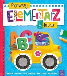 Pierwszy elementarz 5-latka. Nauka, zabawa, wycinanki, naklejki, piosenki - Agnieszka Bator