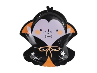 Talerzyki Dracula 23x25cm 6szt - PartyDeco