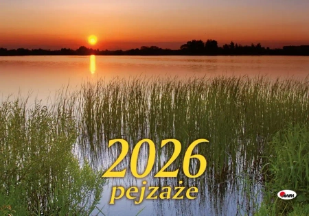 Kalendarz 2026 Pejzaże KA3 - praca zbiorowa