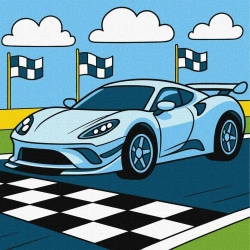 Malowanie po numerach - Błyszczące zwycięstwo Kids - Ideyka