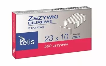Zszywki biurowe 23x10mm GZ102-A - Tetis