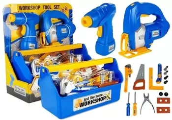 Zestaw narzędzi w skrzynce - Leantoys