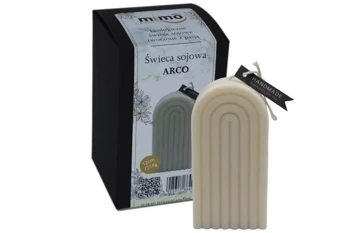 Świeczka naturalna wolnostojąca sojowa Arco - MiMoCandles