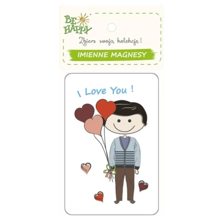 Magnes na lodówkę I love You - Be-Happy Gifts