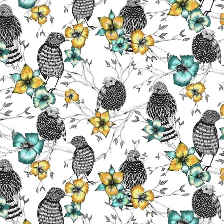 Karnet Swarovski kwadrat CL0409 Etniczne ptaki - Clear Creations