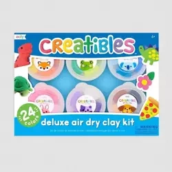 Lekkolina Creatibles Air Dry Clay Kit 24 kolory - ooly