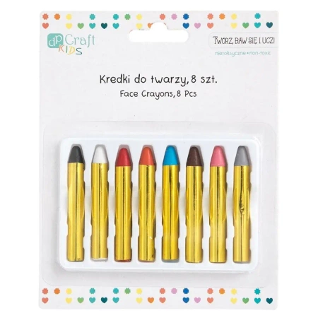 Kredki do twarzy 8szt - Dalprint