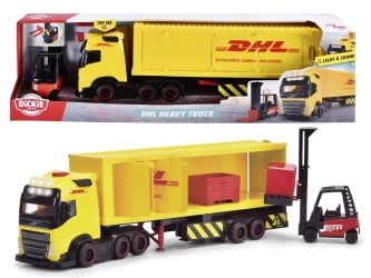 City ciężarówka z naczepą DHL 35cm - Dickie Toys