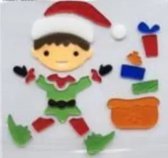 Żelowe naklejki dekoracyjne - BN Elf - MCD