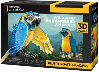 Puzzle 3d National Geographic Ara Szafirowa - Cubic Fun