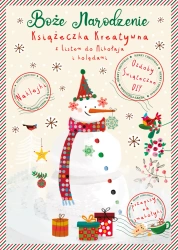 Książeczka kreatywna Bałwanek z ozdobami BN - praca zbiorowa