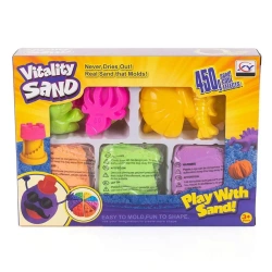 Piasek kinetyczny 450g 3 kolory - Lena