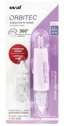 Korektor Oval Orbitec w taśmie 5mmx6m + wkład - Grand