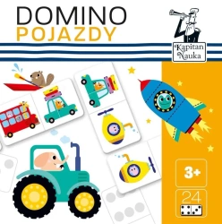 Kapitan Nauka. Domino obrazkowe. Pojazdy - Kapitan Nauka