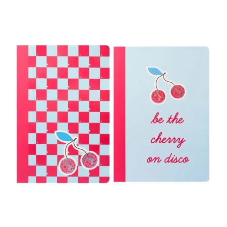 Zeszyt A4 48 kartek 90g w kratkę CHERRY DISCO - Ancor