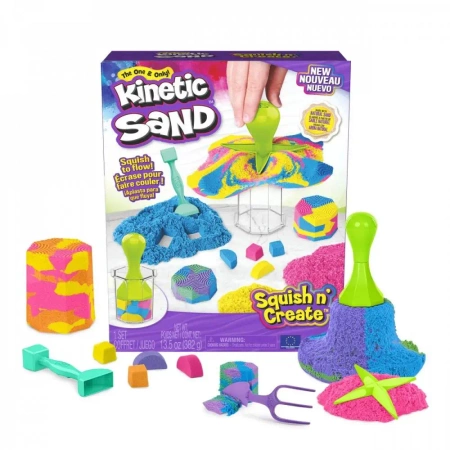 Kinetic Sand. Piasek kinetyczny. Zgniataj i twórz, 382g