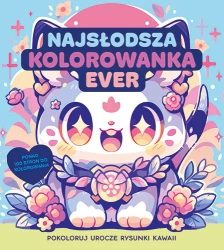 Najsłodsza kolorowanka ever. Pokoloruj rysunki kaw - praca zbiorowa