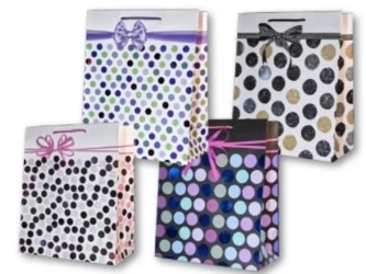 Torebka ozdobna złocona PL-6z średnia zestaw 59 - Panorama