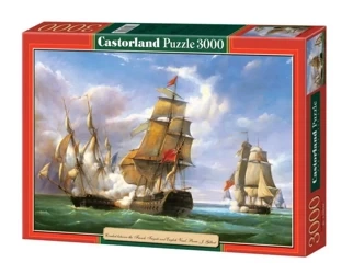 Puzzle 3000 Żaglowce na morzu CASTOR - Castorland