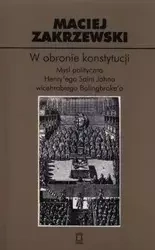 W obronie konstytucji - Maciej Zakrzewski