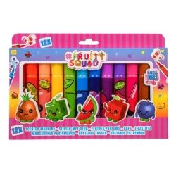 Pachnące pisaki 12 szt. FRUITYSQUAD - Canenco