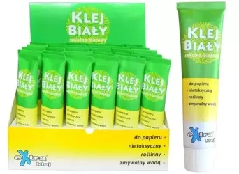 Klej biały szkolno-biurowy 50g (30szt) - eXtra klej