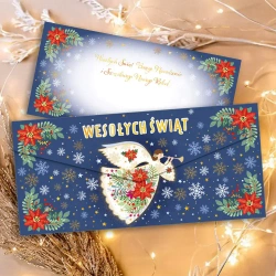 Koperta Boże Narodzenie Aniołek - Henry