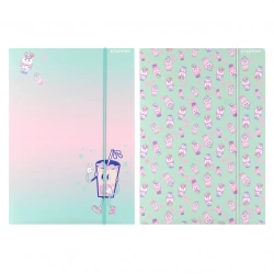 Teczka z gumką A4 Bubble Tea mix - STARPAK