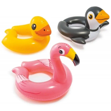 Koło do pływania zwierzak 62x57cm MIX - Intex