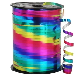 Wstążka holograficzna kolorowa 90mx5mm - Leantoys