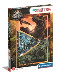 Puzzle 104 Super Kolor Jurassic World - Clementoni