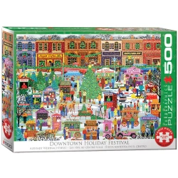 Puzzle 500 Downtown Holiday Festival 6500-5503 - Eurographics