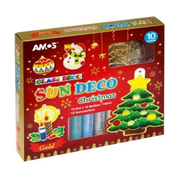 Farby witrażowe 10 kolorów+ witraże christmas BN - Fiorello