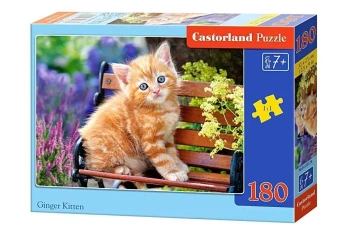 Puzzle 180 Imbirowy kotek CASTOR - Castorland