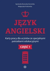Język angielski. Karty pracy dla uczniów ze... - Agnieszka Borowska-Kociemba, Małgorzata Krukowska